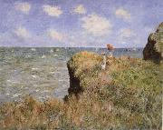Claude Monet, Clifftop Walk at Pourville